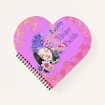 aquarelle foi espoir amour carnet