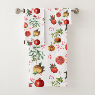 Aquarelle grenade Motif de fruits méditerranéen