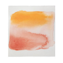 Aquarelle Horizons Bloc-notes Brown orange