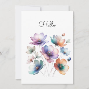 Aquarelle illustrant un joli bouquet de fleurs