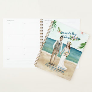 Aquarelle Illustré Mariage de plage