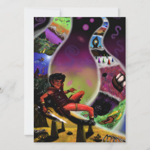 aquarelle imaginaire art guerrier dimensions secrè