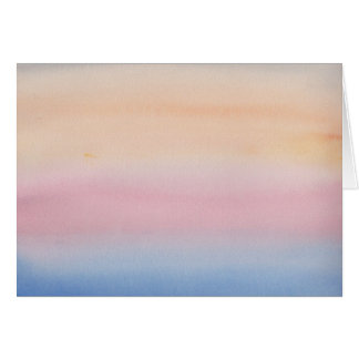 Aquarelle impressionniste Pastel Sky