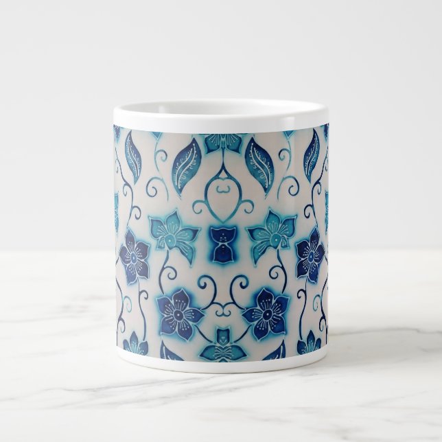 Aquarelle Jardin Batik avec Mug de spécialités Ble (Devant)