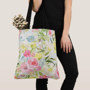 Aquarelle Joli Sac fourre-tout Floral