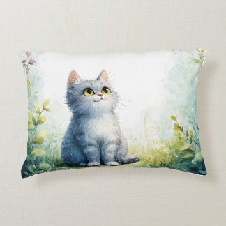Aquarelle Kitten Coussin décoratif - Cute et Coz