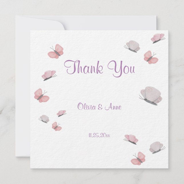 Aquarelle lesbienne Merci (Devant)