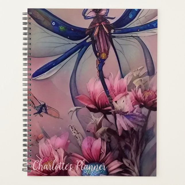 Aquarelle, libellule (Devant)