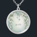 Aquarelle Lily de la vallée Collier<br><div class="desc">Belle aquarelle Lily de la vallée Collier</div>
