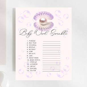 Aquarelle Little Pearl Baby Word Scramble Jeu