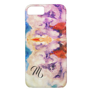 Aquarelle magique Monogramme Art iPhone / coque ip