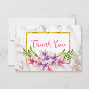 Aquarelle Magnolias, Merci de marbre Faux