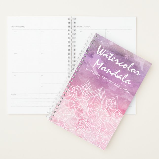 Aquarelle Mandala Guérison holistique & Spirituell (Devant avec enveloppe)