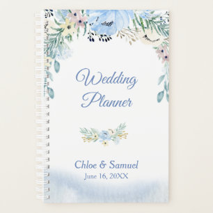 Aquarelle Mariage Floral bleu