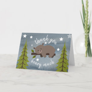 Aquarelle Merci Ours Sleepy Stars
