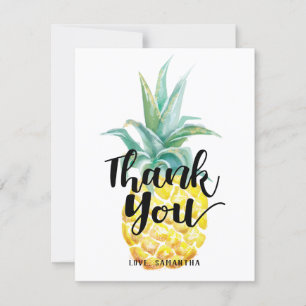 Aquarelle Merci Pineapple Plat