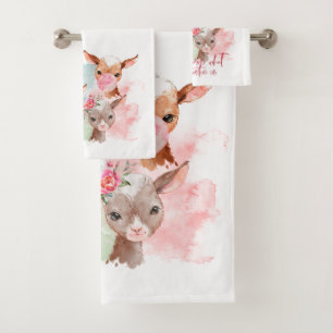 Aquarelle mignonne chèvres - La réponse est chèvre