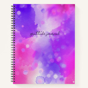 Aquarelle mignonne violet Script Journal de Gratit