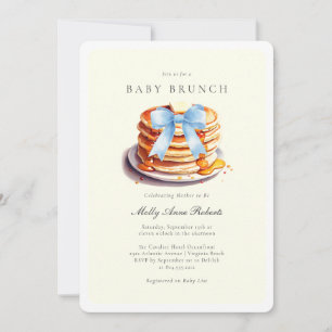 Aquarelle moderne Bébé Brunch Invitation