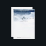 Aquarelle moderne | Carte de conseil Mariage bleu<br><div class="desc">Cette carte de conseil moderne en aquarelle bleue mariage est parfaite pour un mariage contemporain élégant et peut être utilisée pour n'importe quel événement. La collection design minimaliste, classique et élégante présente de simples touches de peinture couleur à l'eau dans de jolis tons bijoux. Ces cartes de conseil peuvent être...</div>