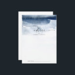 Aquarelle moderne | Carte de conseil Mariage bleu<br><div class="desc">Cette carte de conseil moderne en aquarelle bleue mariage est parfaite pour un mariage contemporain élégant et peut être utilisée pour n'importe quel événement. La collection design minimaliste, classique et élégante présente de simples touches de peinture couleur à l'eau dans de jolis tons bijoux. Ces cartes de conseil peuvent être...</div>