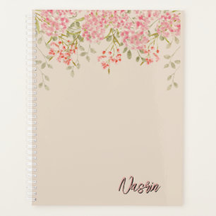 Aquarelle moderne fleurs colorées & personnaliser