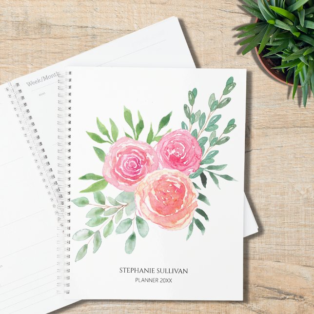 Aquarelle moderne verdure fleurie (Créateur téléchargé)