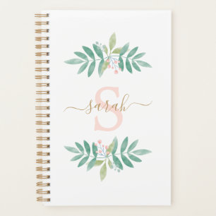 Aquarelle Monogramme floral