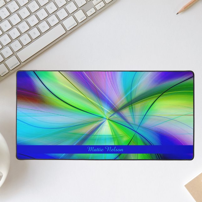 Aquarelle Motif colorée moderne bleu (Créateur téléchargé)