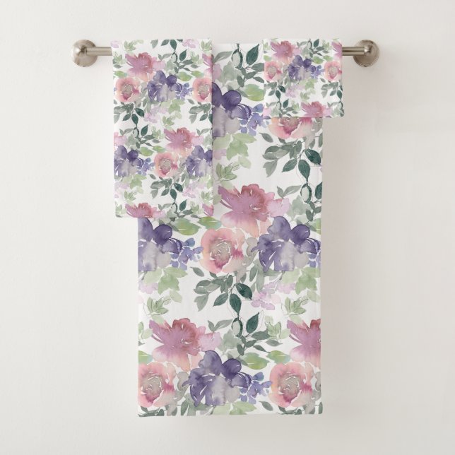 Aquarelle Motif Floral (En situation)