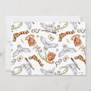 Aquarelle motif GRYFFINDOR™ Hedwig
