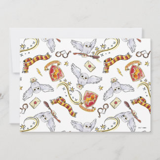 Aquarelle motif GRYFFINDOR™ Hedwig