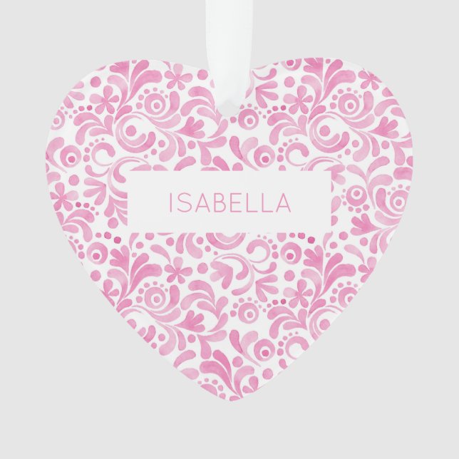 Aquarelle Motif NOM Sweet Heart Keepsaké (devant)