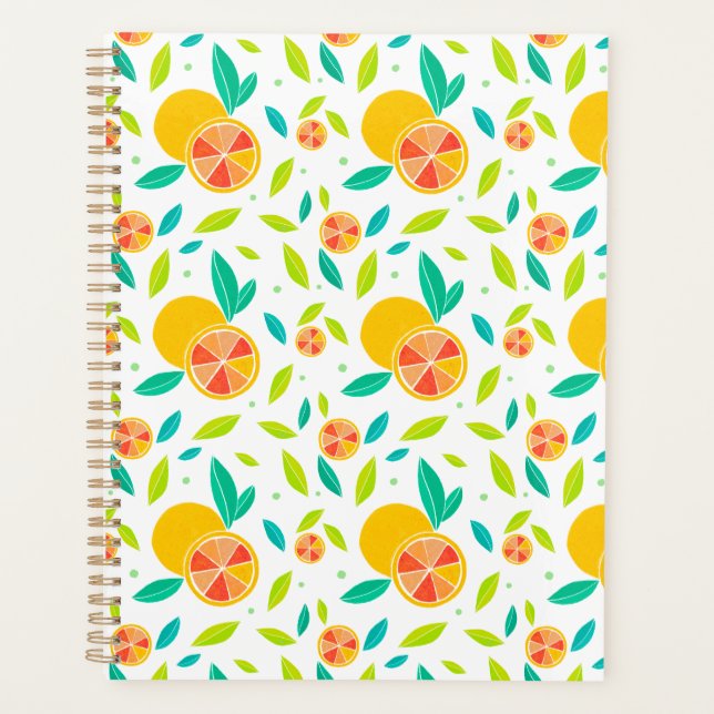 Aquarelle Motif Oranges sucrées (Devant)