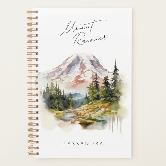 Aquarelle Mount Rainier Washington (Devant)