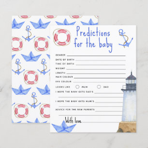 Aquarelle nautique - prédictions et conseils bébé
