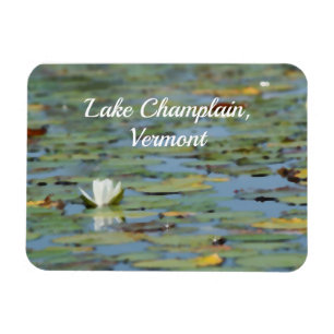 Aquarelle nénuphar Lake Flower Magnet flexible