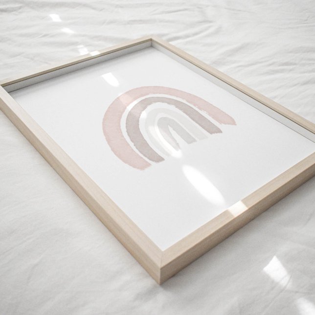 Aquarelle Neutre Arc-en-ciel affiche (Créateur téléchargé)