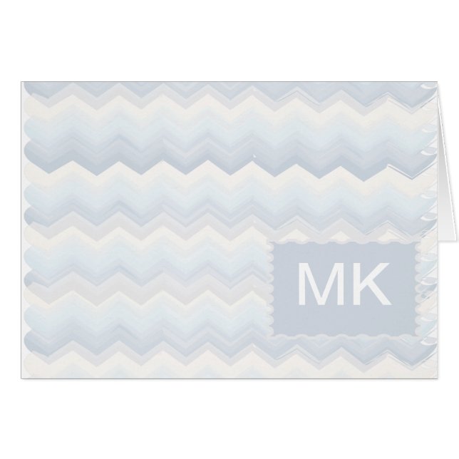 Aquarelle Ocean Shades Chevron (Devant horizontal)