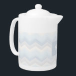 Aquarelle Ocean Shades Chevron<br><div class="desc">Un design de zag zig en chevron, créé en vase clos, qui vous apporte les tendances de couleur 2013 - Couleurs d'eau Ocean Shades - Bleu rousse, Vasière et bleu Monaco - voici l'un de mes designs préférés Ocean Shades Aquarelle Chevron-Pastels avec flair</div>