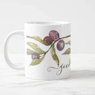 Aquarelle Olives, Belle Matinée Géant Mug