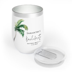 Aquarelle Palm Tree Bachelorette personnalisée