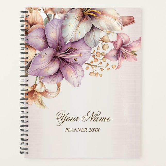Aquarelle Party Boho rose Fleurs Élégant (Devant)