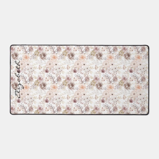 Aquarelle Pastel personnalisée Roses colorés (Recto)