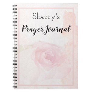 Aquarelle Pastel Rose Rose Rose Journal de prière