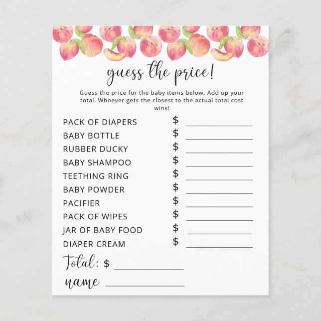 Aquarelle pêche Prix Guest jeu (Devant)