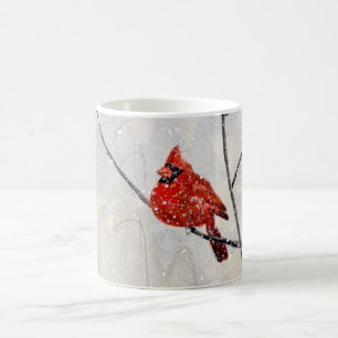 Aquarelle peinte cardinal Mug