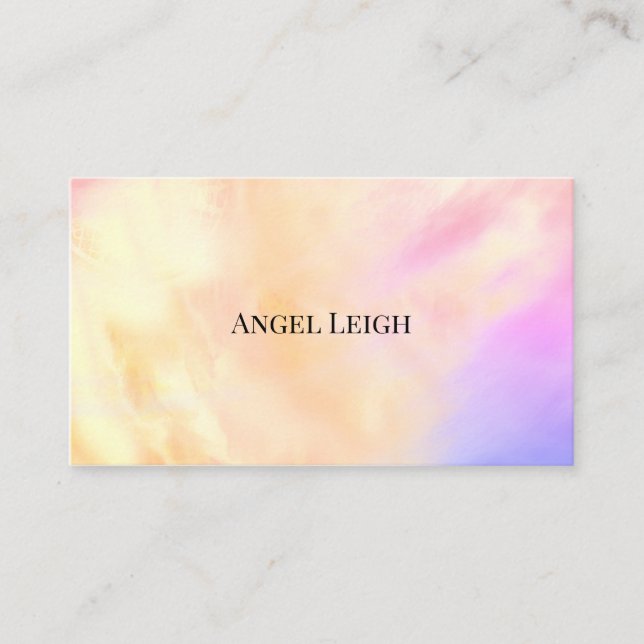 Aquarelle, Peinture, Graphiques, Art, Carte de vis (Devant)