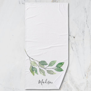 Aquarelle personnalisée de verdure