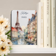 Aquarelle Personnalisée de Voyage à Paris
